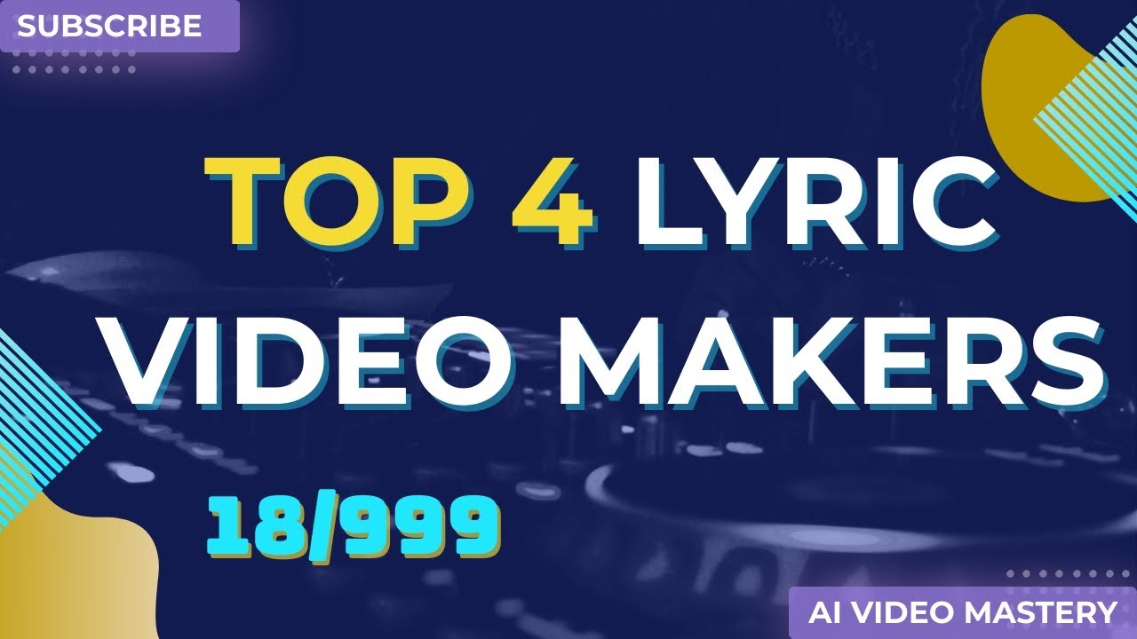 Top 4 Trending AI Lyric Video Makers 2023 - YouTube