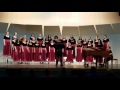 Tc williams choir colore dolce performs sing for joy