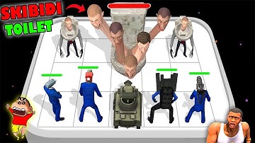 NOOB vs PRO vs HACKER in MERGE SKIBIDI TOILET with SHINCHAN and CHOP
