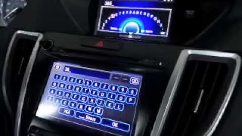 How to Use Navigation on the 2015 Acura TLX