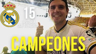 ¡LA 15 DEL MADRID! CARVAJAL Y VINICIUS LE DAN OTRA CHAMPIONS AL MADRID Y LA LEYENDA ES INTERMINABLE