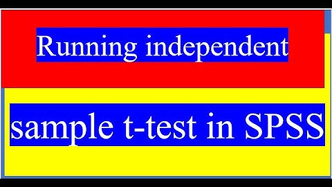 t-test በ SPSS ውስጥ እንዴት እንጠቀማለን?