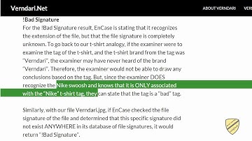 File Signature Analysis Digital Forensics
