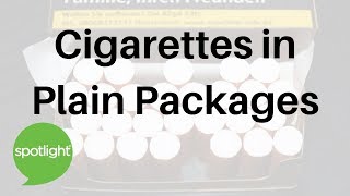 Cigarettes in Plain Packages | practice English with Spotlight