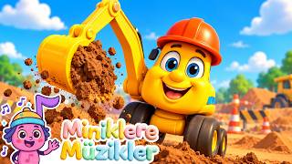 Ekskavatör Şarkısı 🚜 Kaz Kaz Kaz! | Miniklere Müzikler