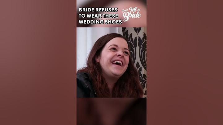 Bride refuses to wear these wedding shoes  #weddingdress #weddingclothes #bride #weddinggown #love