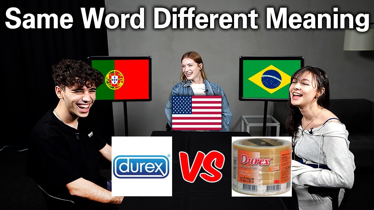 American Was Shocked by Same Word, Different Meaning in Brazil & Portugal Portuguese!!