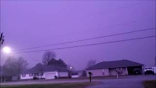 1-8-2022 - Severe Thunderstorm With Lightning, Thunder And Small Hail Hits NEA