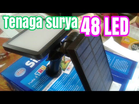 UNBOXING LAMPU OBOR - LAMPU TAMAN TENAGA SURYA YANG BERKOBAR SEPERTI API - LAMPU TENAGA MATAHARI. 