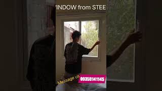 REPLACEMENT FROM STEEL TO SLIDING WINDOW WITH SCREEN