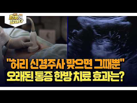 "허리 신경주사 맞으면 그때뿐" 오래된 통증 한방 치료 효과는? #허리통증 #한방치료 [한방이 답니다]