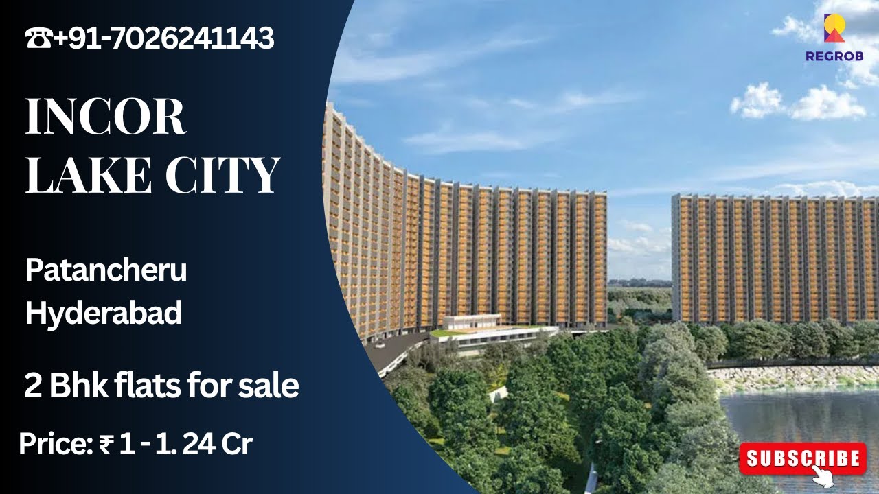 Incor Lake City |☎️+91-7026241143 | 2 BHK Apartment For Sale in Patancheru Hyderabad 