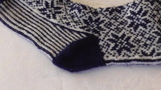 🧦 Sock knitting - Episode 5,🧦 Foot, gusset decreases in sides