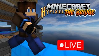 GRINDING HYPIXEL THE BRIDGE + CHATTING LIVE! (FIRST SHORT STREAM!)