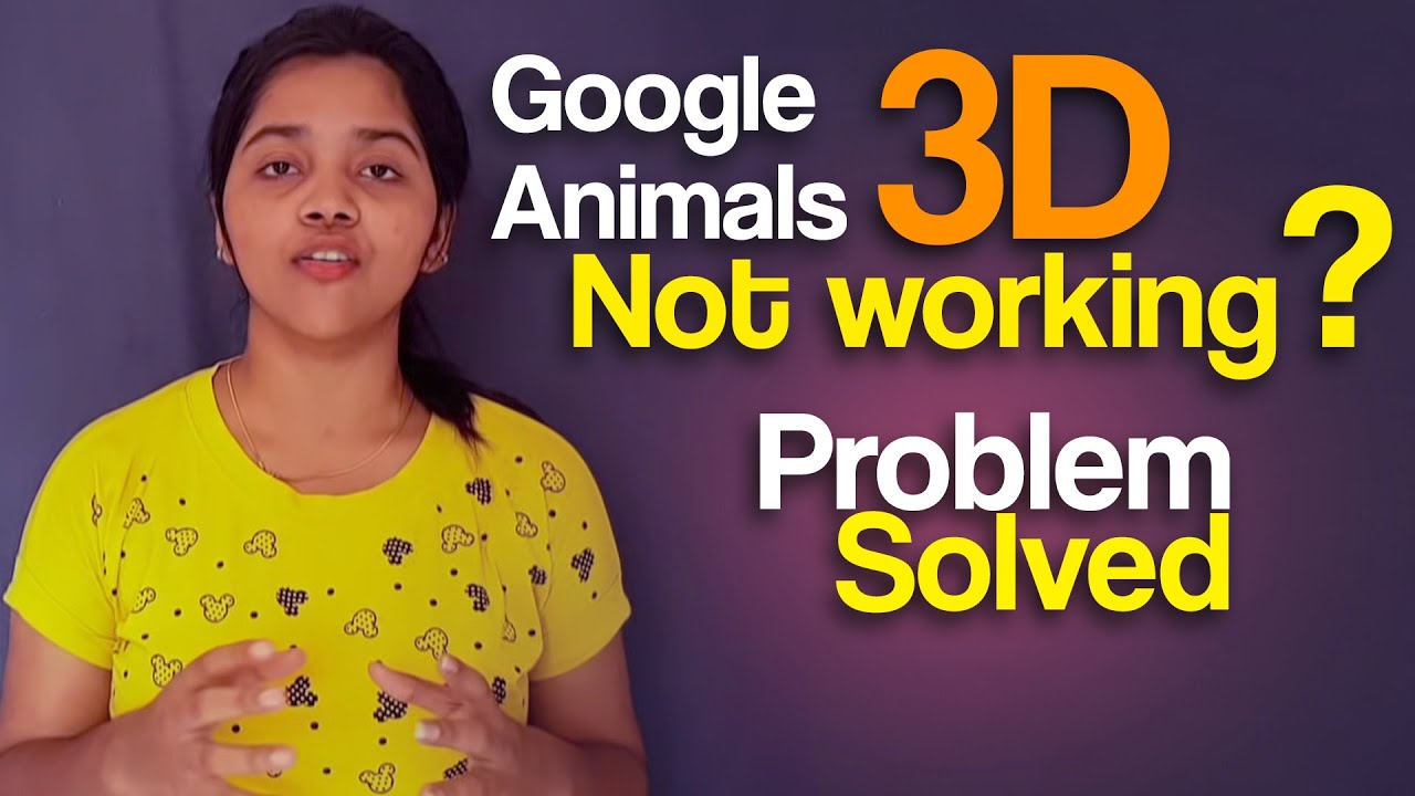 Google animal ar not working