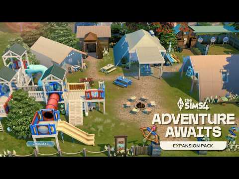 PARADISE PLAY CAMP 🏕️ the sims 4: adventure awaits | speed build