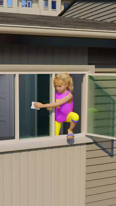 He climbed the building to save her