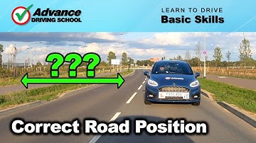 How To Judge Your Road Position / Left Side Gap  |  Basic Driving Skills
