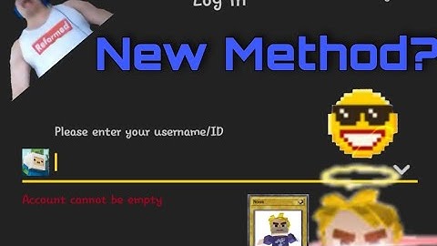 When You Forgot Your User/ID. New Method To Log In!! Blockman Go