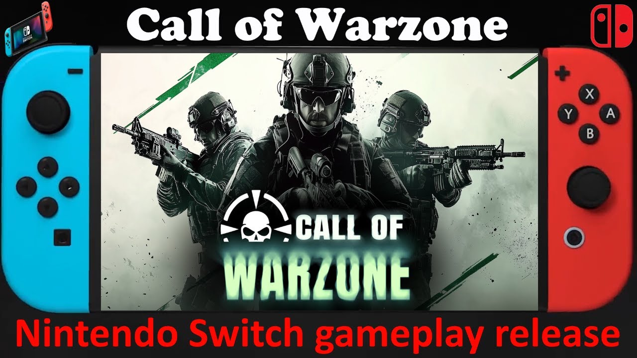 Call of Warzone - Nintendo Switch gameplay release - tactical play