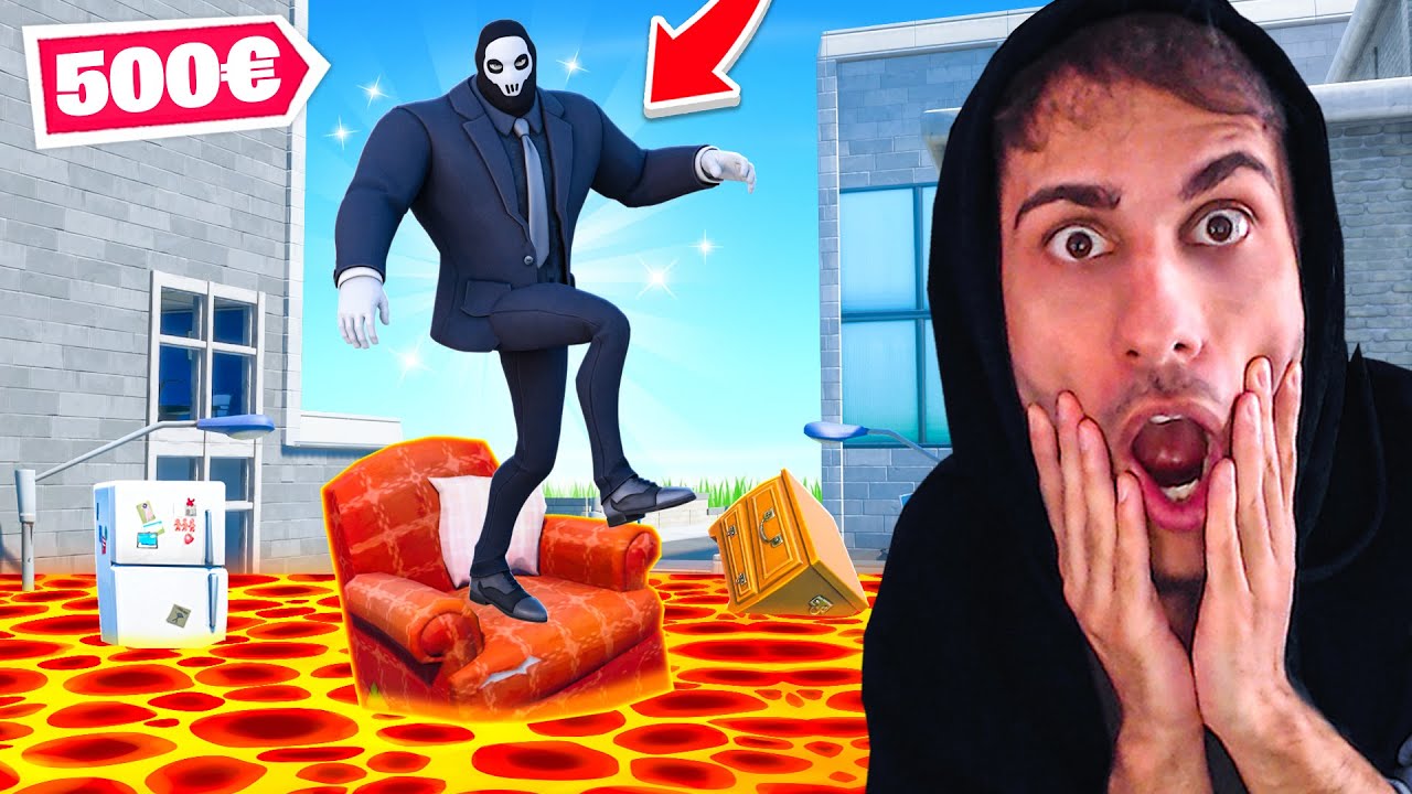 DER Neue DER BODEN IST LAVA 500€ Deathrun gegen Standart Skill (WÜTEND)