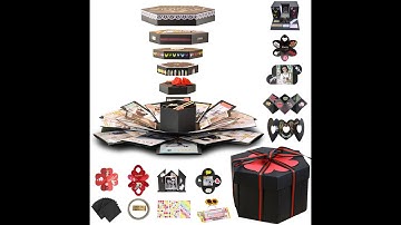 DIY Explosion Gift Box  Hexagon   Set Up Instruction Video