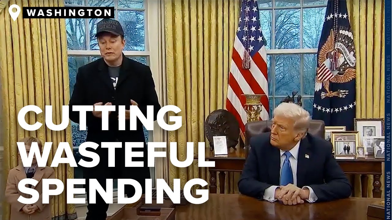 Musk joins Trump in Oval Office for signing of new orders