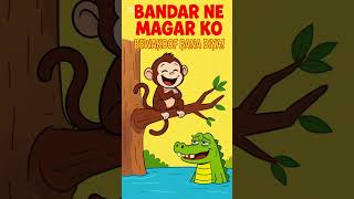 Sacha Dost | Urdu Moral Story for Kids | @sunokahanikids Sacha Dost #kidsstories #childrenstory 🐒🐊