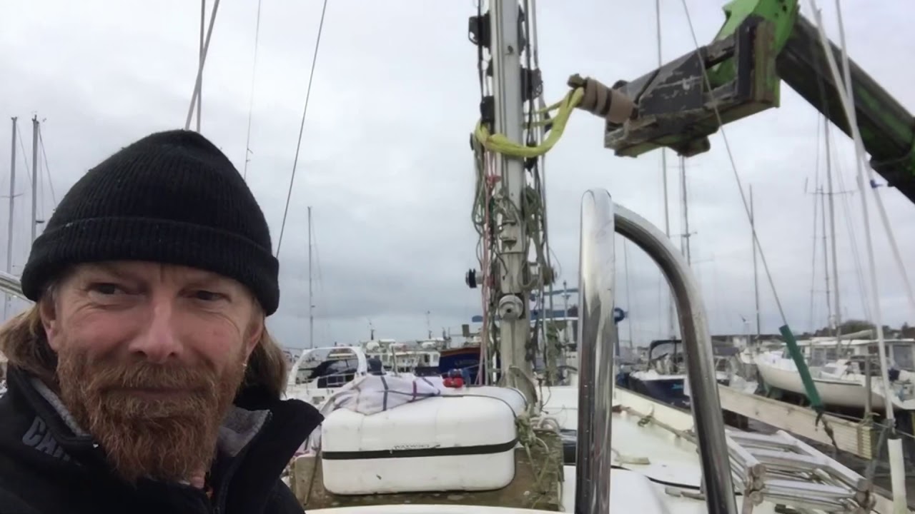 MAST COMES DOWN. Single handed sailing around the world. Episode 4.