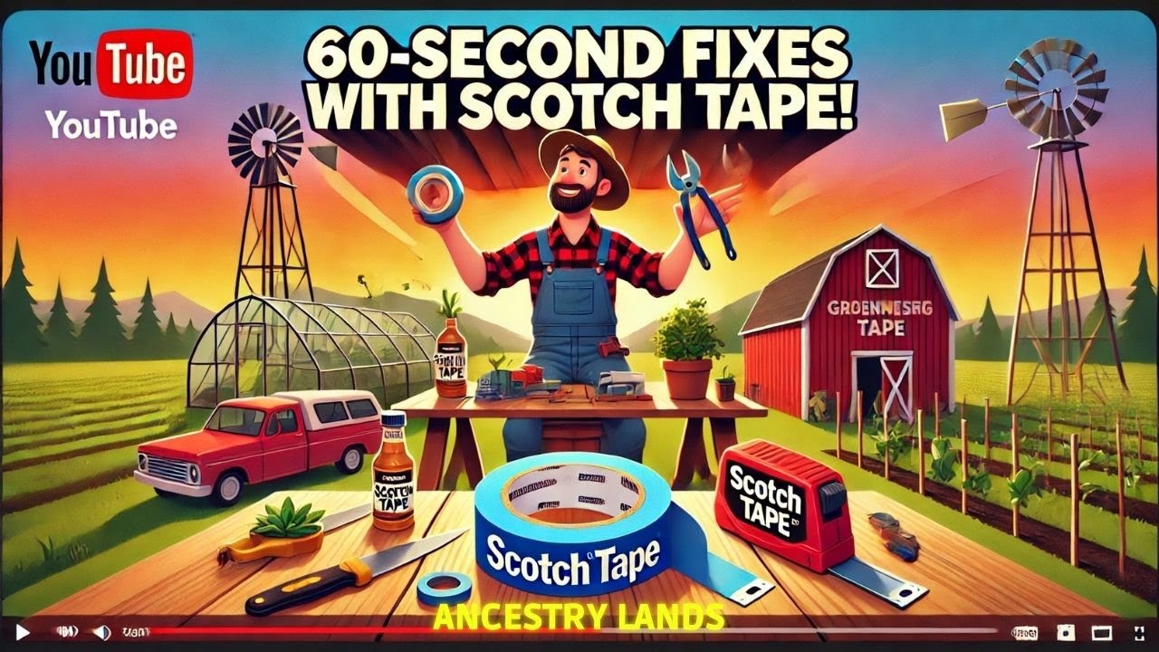 Scotch Tape Saves the Day! 25 Surprising Homestead Hacks You Need to Try