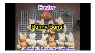 Adorable Easter Bunny Buns! 🐰 Easy Recipe Kids Will Love