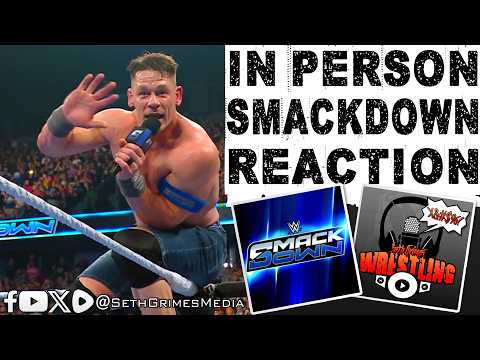 John Cena "Pipebomb" Promo IN PERSON Reaction WWE SmackDown