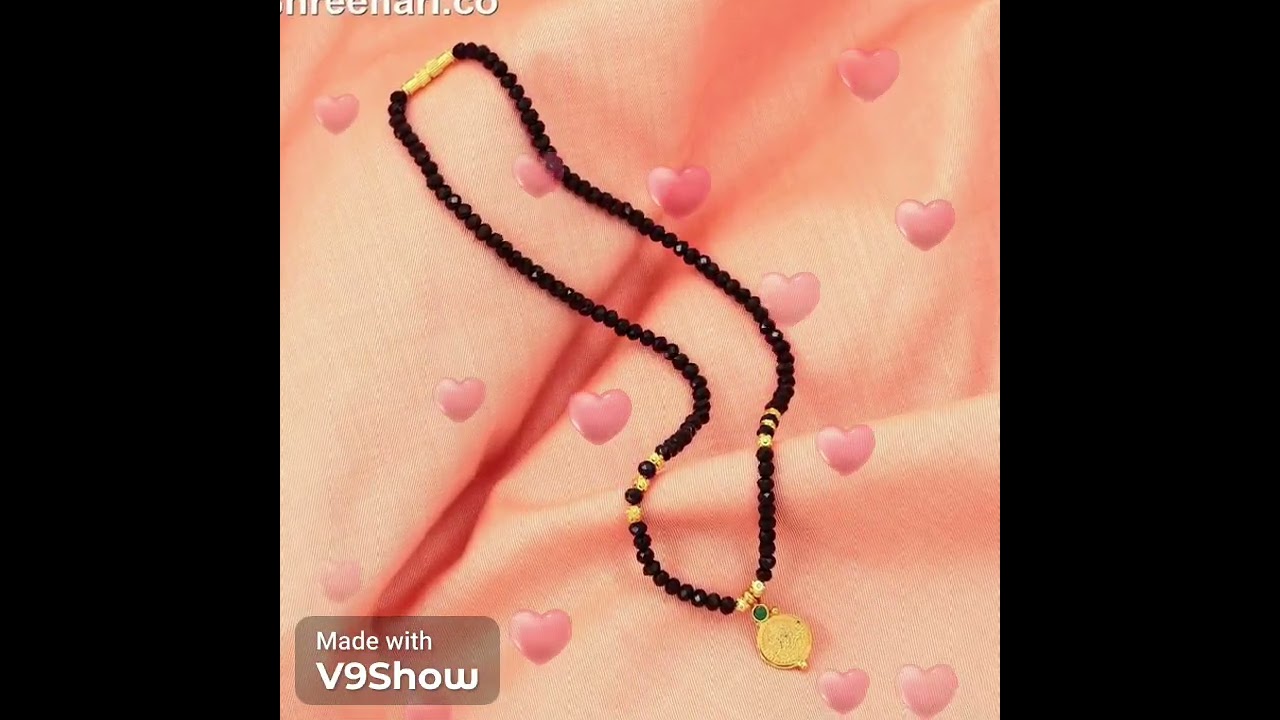 22k gold simple mangalsutra 0.8-1gram stock available in sadguru jewellers mahabubnagar