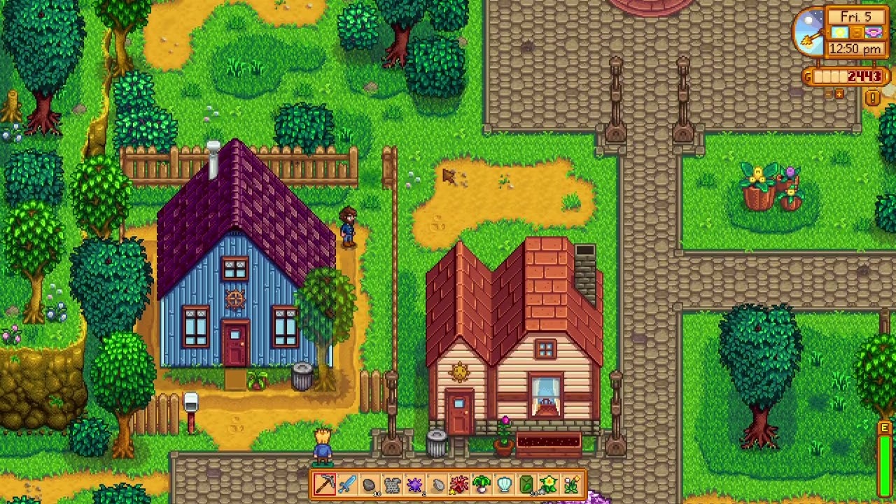 Stardew Valley 100% (No Commentary) - E05 - Selling fish and going mining!