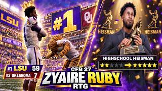 College Football 27 QB Road To Glory #7 - Winning Heisman Trophy After Legendary Season!