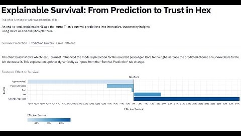 Explainable Survival: From Prediction to Trust in Hex