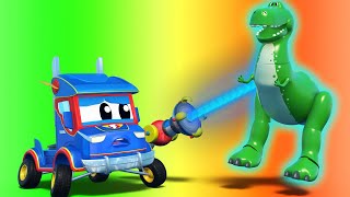 Telekinese Strahl bewegt riesigen T-REX!  | Super Truck | Car City World App