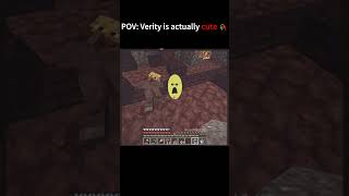 POV: Verity is actually cute 🥀 #minecraft #shorts #horror