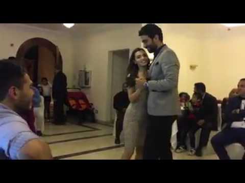 كارمن سليمان وزوجها يرقصان علي اغنية نشيد العاشقين ل احمد جمال