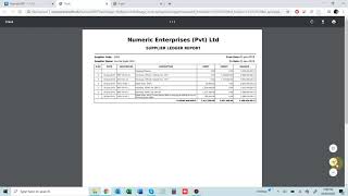 NumericSoft - How to create advanced debit note of supplier - Numeric EZ Video 015 Part 2 screenshot 5