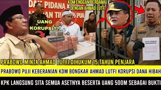 Prabowo Puji Keberanian KDM Bongkar Lutfi Jateng Terlibat Korupsi 500M \u0026 Terancam Dipenjara 10tahun?