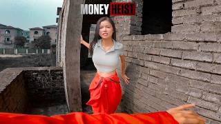 Money Heist Escaping Beautiful Girl Angry Girlfriend Epic Parkour Pov