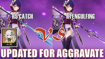 (Updated) R5 The Catch vs R1 Engulfing Lightning - Raiden Shogun 3.3 | Genshin Impact Raiden Build