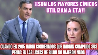 Sánchez Revienta A Gamarra Pp Tras Utilizar A E-T-A Por Enésima Vez Son Unos Cínicos