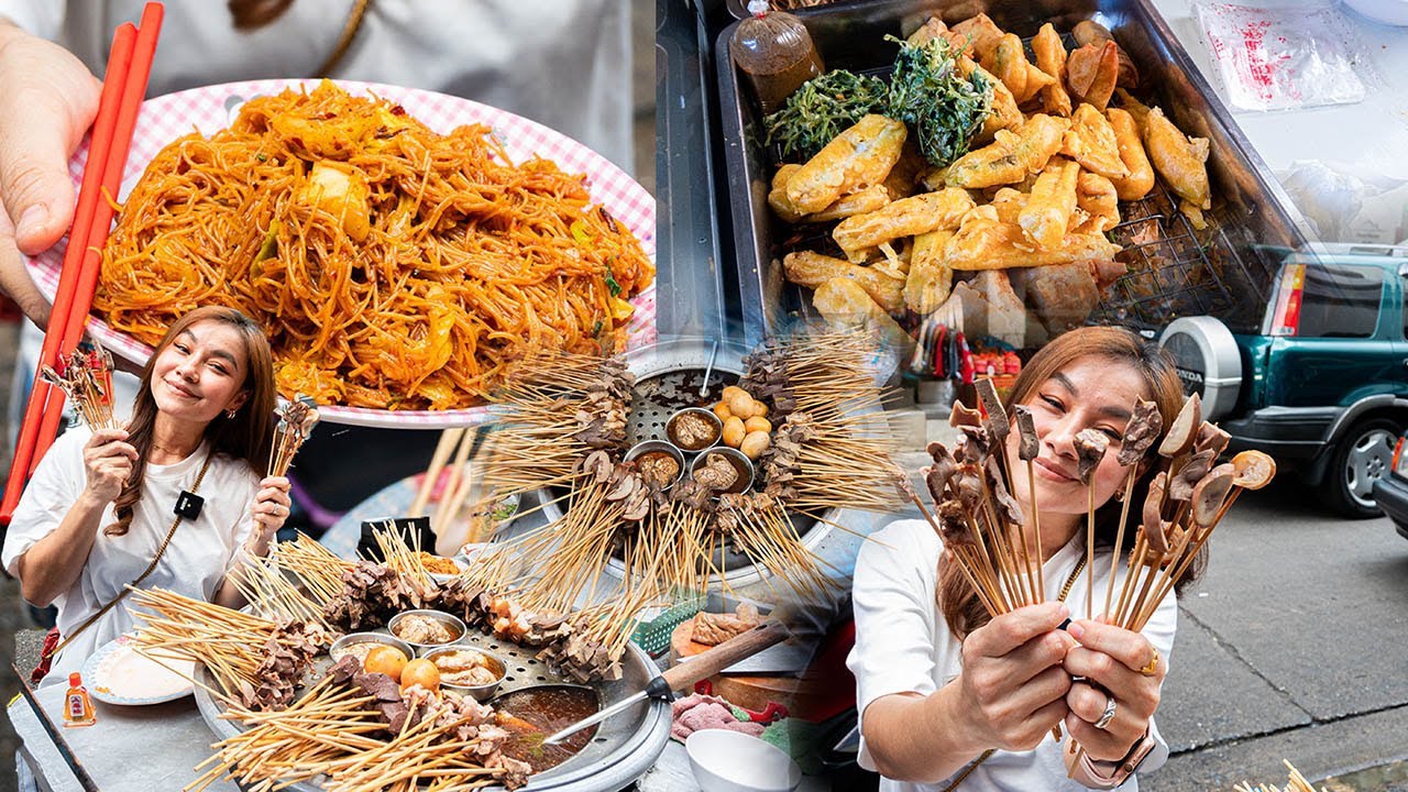 ဘတ်၂၀၀နဲ့ Petchaburi 19လမ်းအနီးတစ်ဝိုက်ကမြန်မာဆိုင်လေးတွေမှာဘာတွေစားမလဲ?-200 Baht Challange