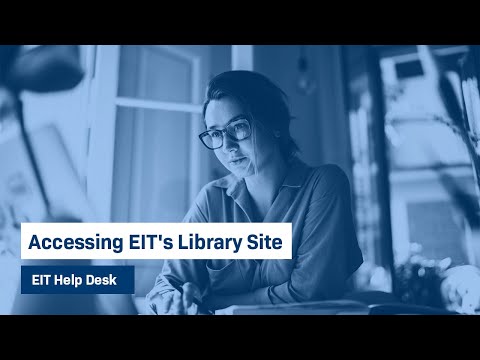 How To Access EIT’s Library Site