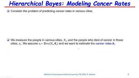 Lecture 18 - Hierarchical Bayesian Models