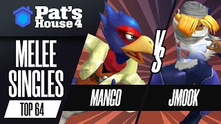 Mang0 vs. Jmook - Pat's House 4 - Melee Singles - Winners Quarters