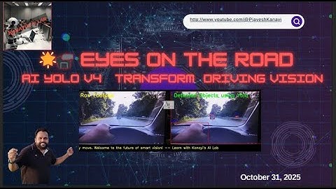 👁️ Third Eye on the Road: AI YOLOv4 Transforms Driving Vision 🚗🤖