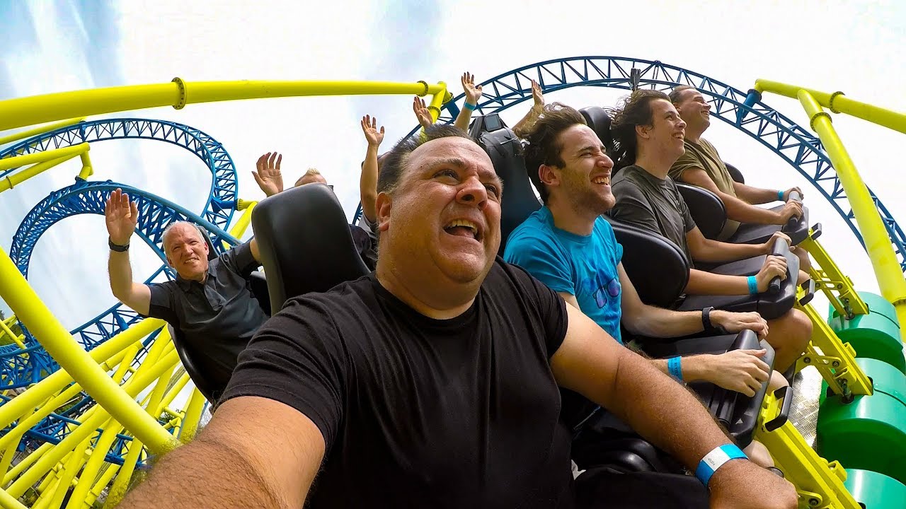 Riding the AWESOME Impulse Roller Coaster at Knoebels! Multi Angle 4K ...